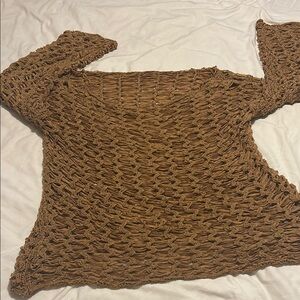 Cozy Brown Knit top